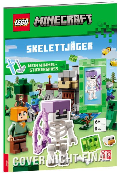 LEGO® - Minecraft® - Skelettjäger - Mein Wimmel-Stickerspaß, m. 1 Beilage