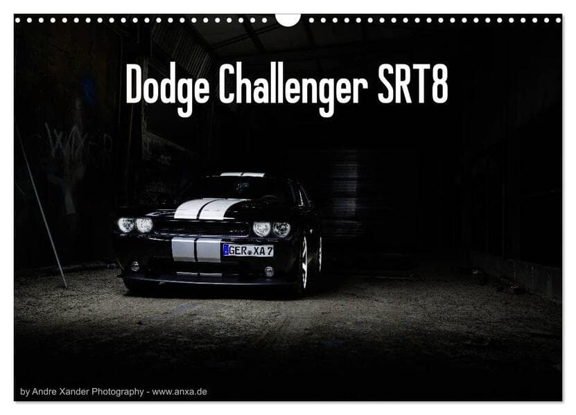 Dodge Challenger SRT8 (Wandkalender 2026 DIN A3 quer), CALVENDO Monatskalender