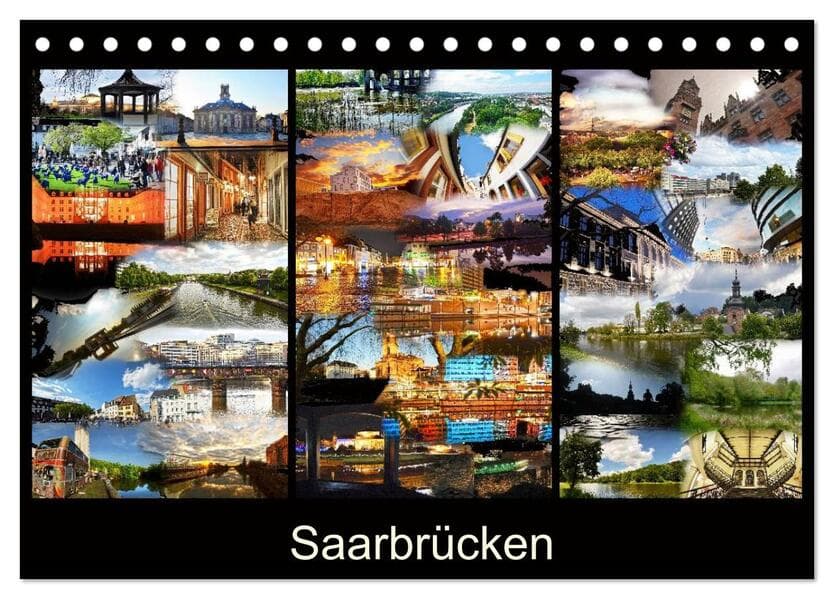 Saarbrücken (Tischkalender 2026 DIN A5 quer), CALVENDO Monatskalender
