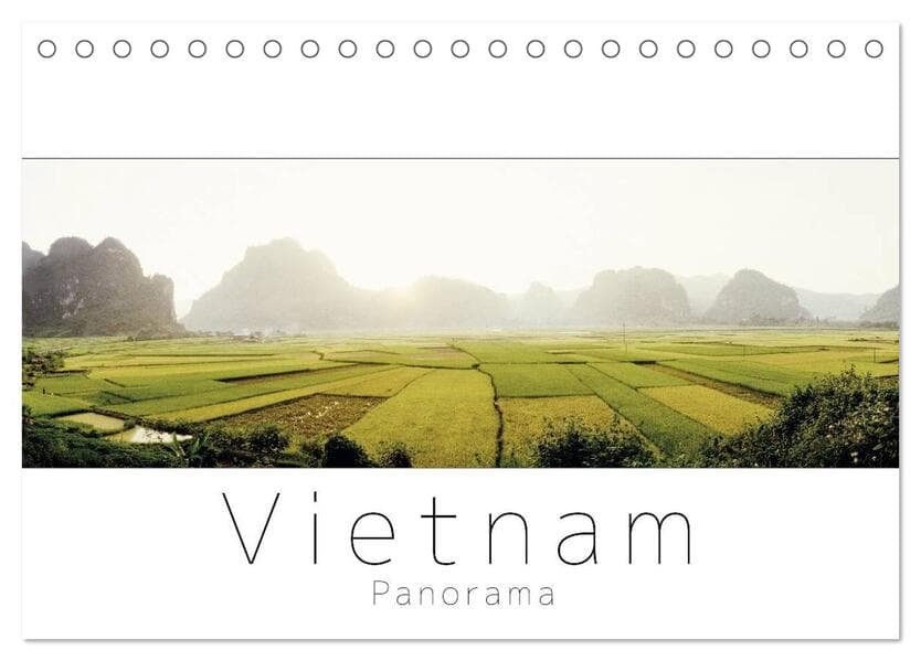 Vietnam Panorama (Tischkalender 2026 DIN A5 quer), CALVENDO Monatskalender