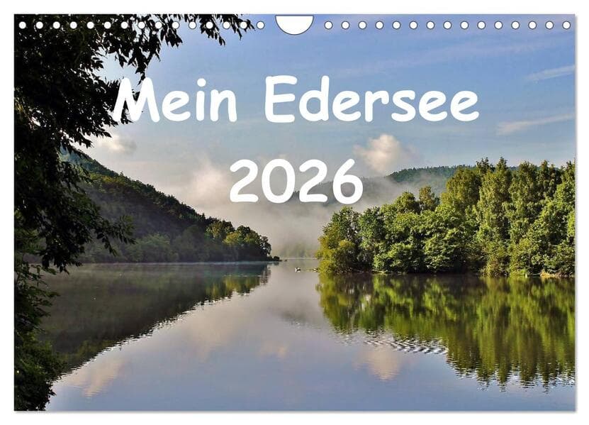Mein Edersee 2026 (Wandkalender 2026 DIN A4 quer), CALVENDO Monatskalender