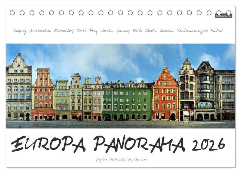 Europa Panorama 2026 (Tischkalender 2026 DIN A5 quer), CALVENDO Monatskalender