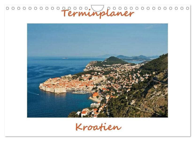 Kroatien, Terminplaner (Wandkalender 2026 DIN A4 quer), CALVENDO Monatskalender