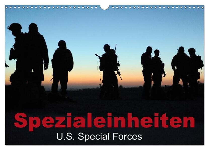 Spezialeinheiten U.S. Special Forces (Wandkalender 2026 DIN A3 quer), CALVENDO Monatskalender