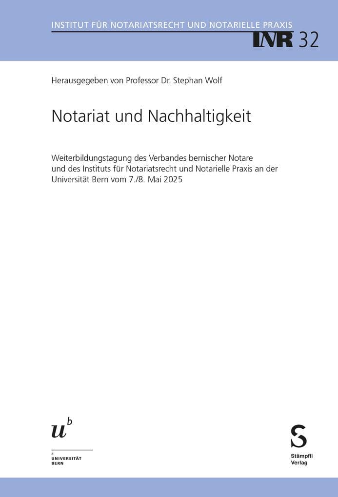 Notariat und Nachhaltigkeit
