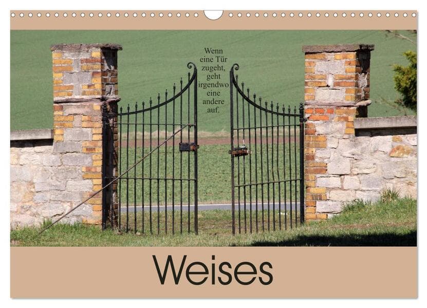 Weises (Wandkalender 2026 DIN A3 quer), CALVENDO Monatskalender