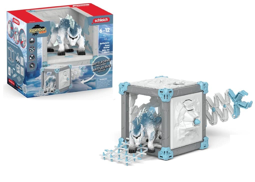 Schleich 42733 - Eldrador Creatures, BattleCave Schneeschlitzer, Spielset