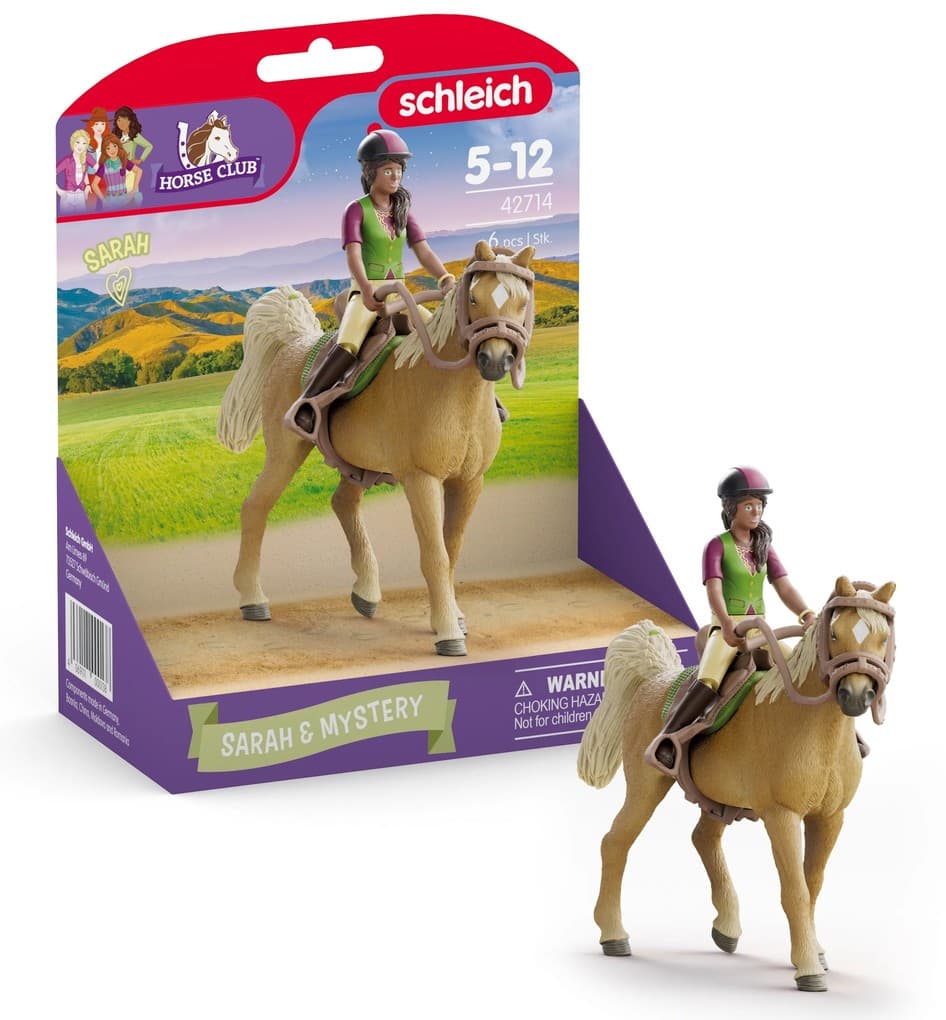 Schleich 42714 - Horse Club, Sarah & Mystery, Spielset