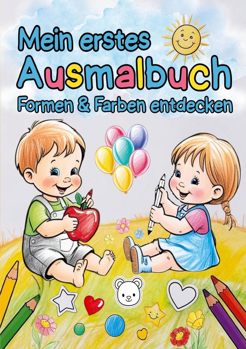 Formen & Farben entdecken - Mein erstes Ausmalbuch