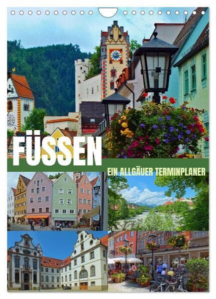 Füssen - Ein Allgäuer Terminplaner (Wandkalender 2026 DIN A4 hoch), CALVENDO Monatskalender
