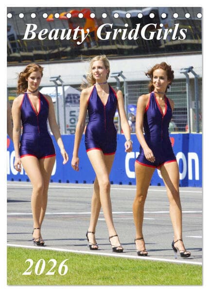 Beauty Grid Girls 2026 (Tischkalender 2026 DIN A5 hoch), CALVENDO Monatskalender