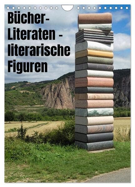 Bücher, Literaten, literarische Figuren (Wandkalender 2026 DIN A4 hoch), CALVENDO Monatskalender