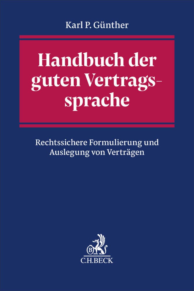 Handbuch der guten Vertragssprache
