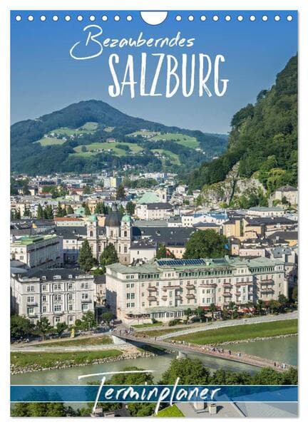 Bezauberndes SALZBURG / Terminplaner (Wandkalender 2026 DIN A4 hoch), CALVENDO Monatskalender