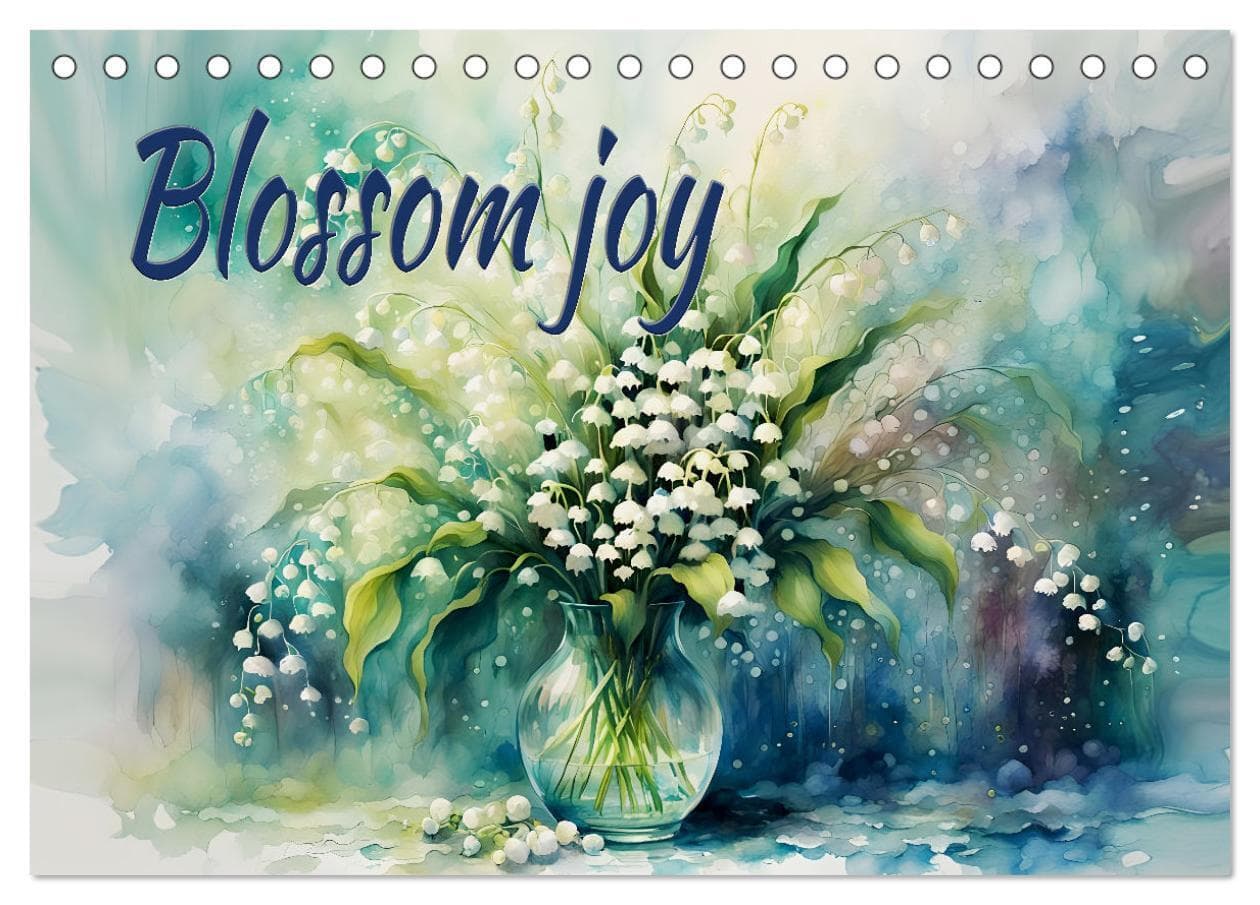 Blossom joy (Desk Calendar 2026 DIN A5 landscape), CALVENDO 12 Month DeskCalendar