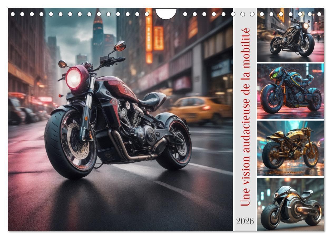 Une vision audacieuse de la mobilité (Calendrier mural 2026 DIN A4 vertical), CALVENDO calendrier mensuel