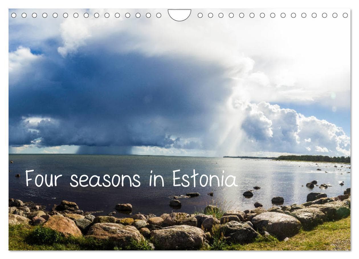 Four seasons in Estonia (Wall Calendar 2026 DIN A4 landscape), CALVENDO 12 Month Wall Calendar