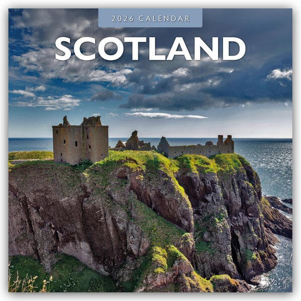 Scotland 2026 Square Wall Calendar