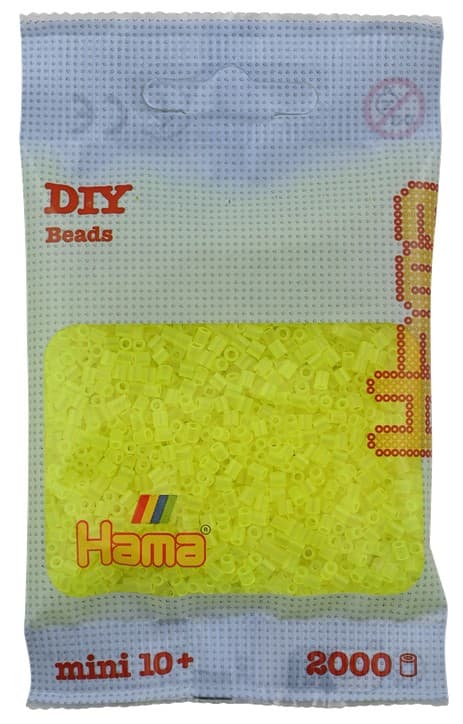 Hama - Mini-Perlen 2000 Stück neon-gelb