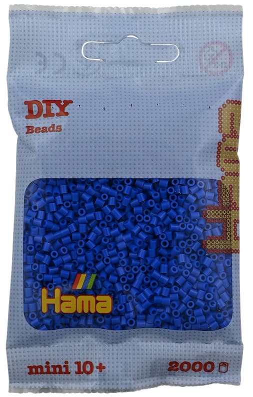Hama - Mini-Perlen, 2000 Stück hellblau