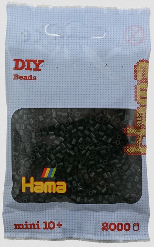 Hama - Mini-Perlen 2000 Stück oliv-grün