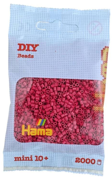 Hama - Mini-Perlen 2000 Stück violettrot
