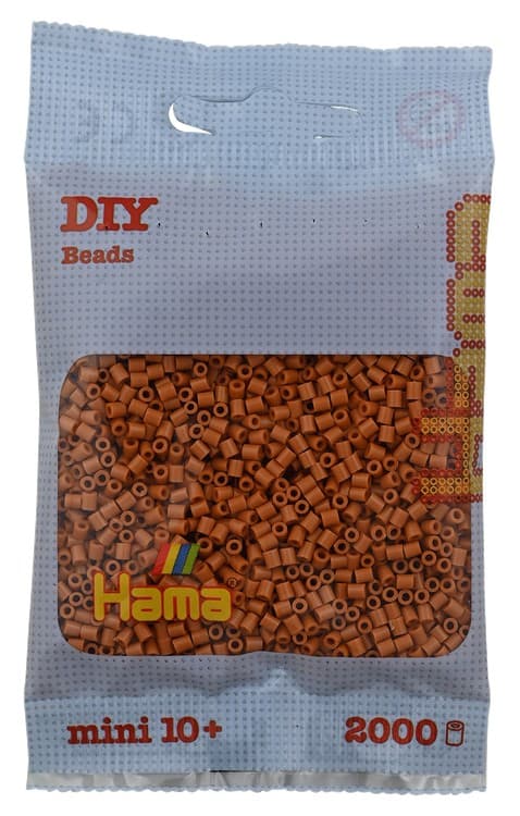 Hama - Mini-Perlen, 2000 Stück hellbrau