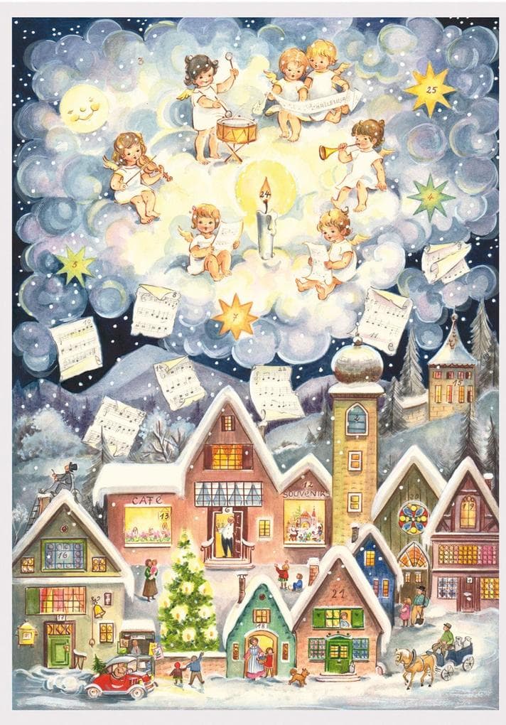 Adventskalender Nachdruck von 1952 "Engelskonzert"
