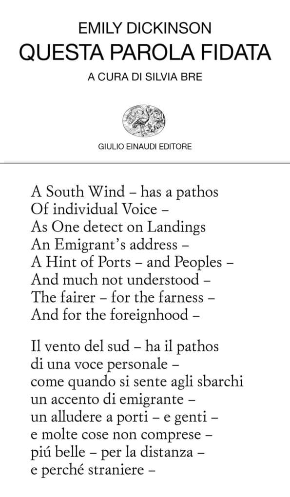 Questa parola fidata. Testo inglese a fronte