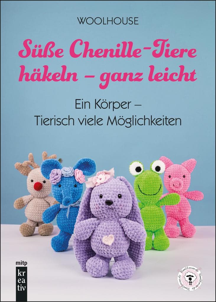 Süße Chenille-Tiere häkeln - ganz leicht