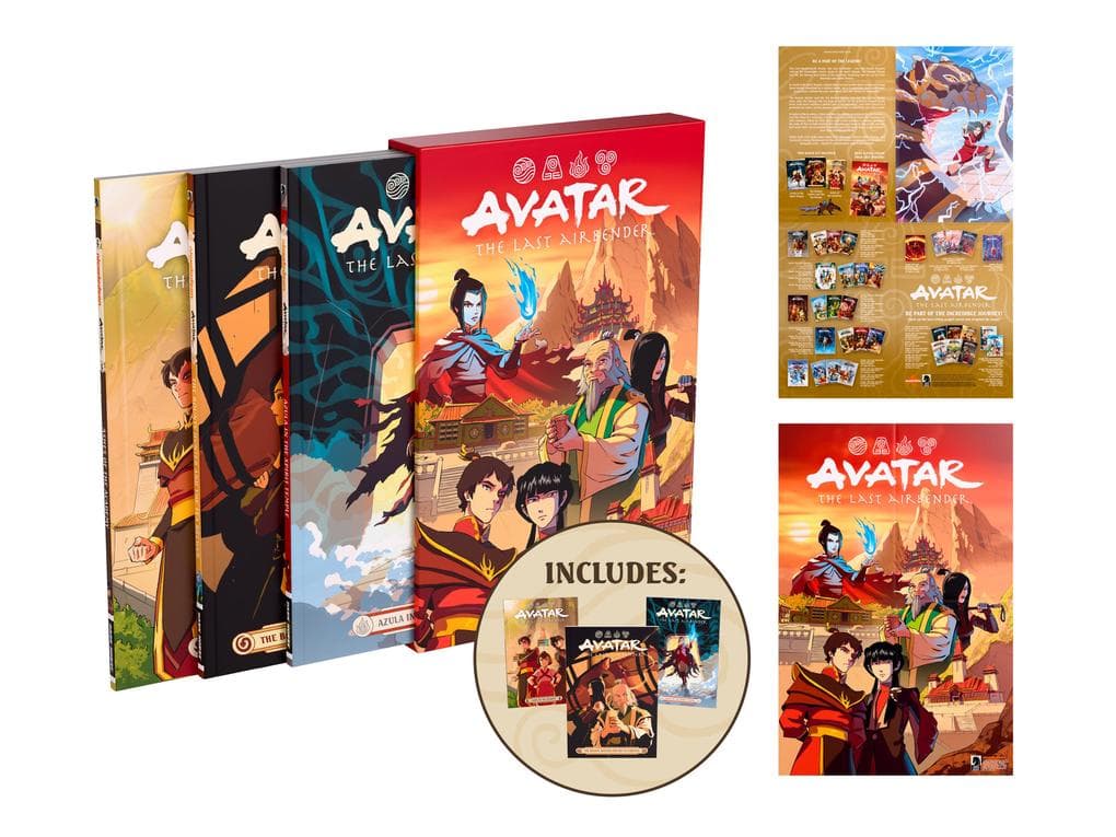 Avatar: The Last Airbender--Fire and Family Treasury Boxed Set