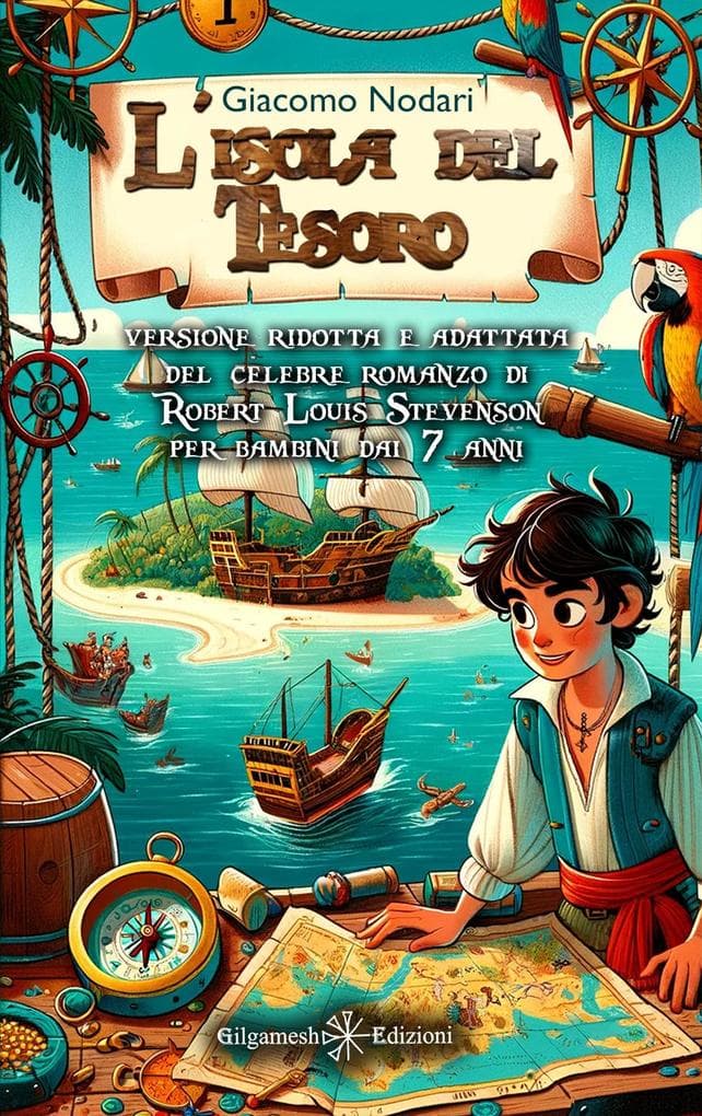 L' isola del tesoro. Versione ridotta e adattata del celebre romanzo di Robert Louis Stevenson per bambini dai 7 anni