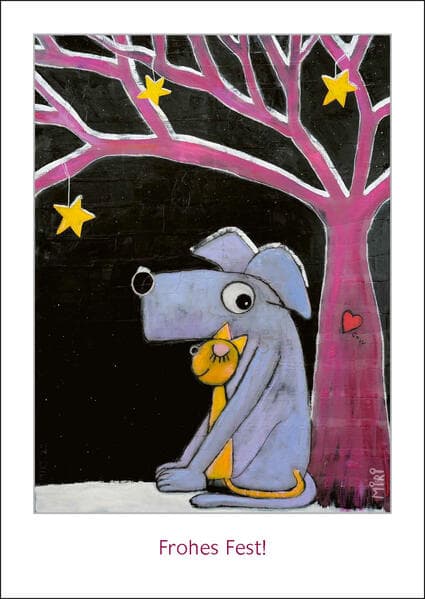 Miri - Frohes Fest! - Briefkarte ohne Umschlag