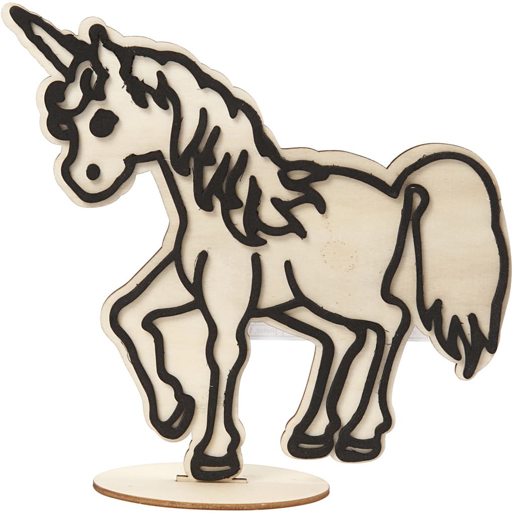 Creativ Company Deko-Figur, Einhorn, H 19 cm, 1 Stk