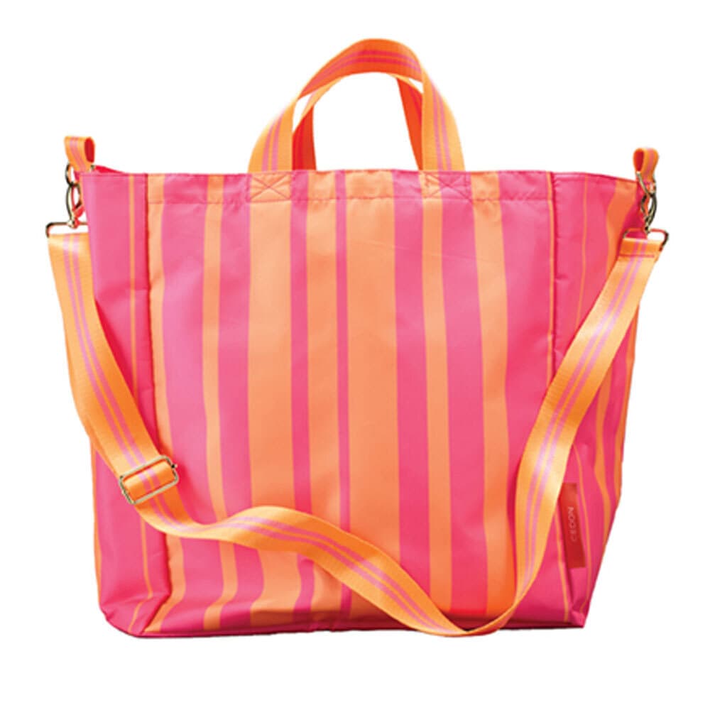 Easy Shopperbag Stripes neon