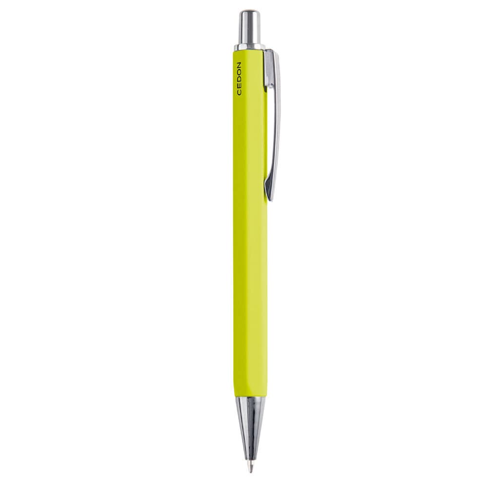 Kugelschreiber glänzend neon gelb