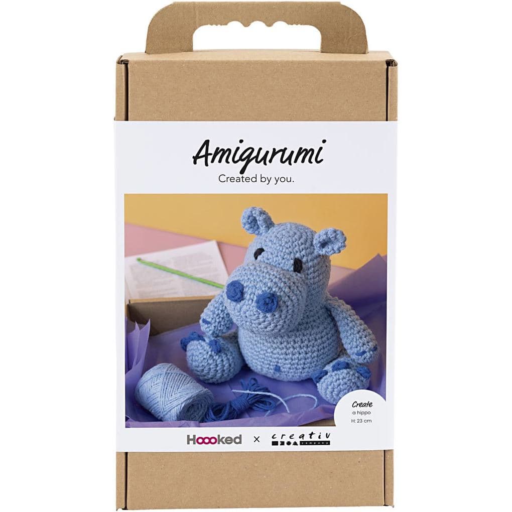 Creativ Company Kreativ Set Amigurumi, Nilpferd, Blau, Hellblau