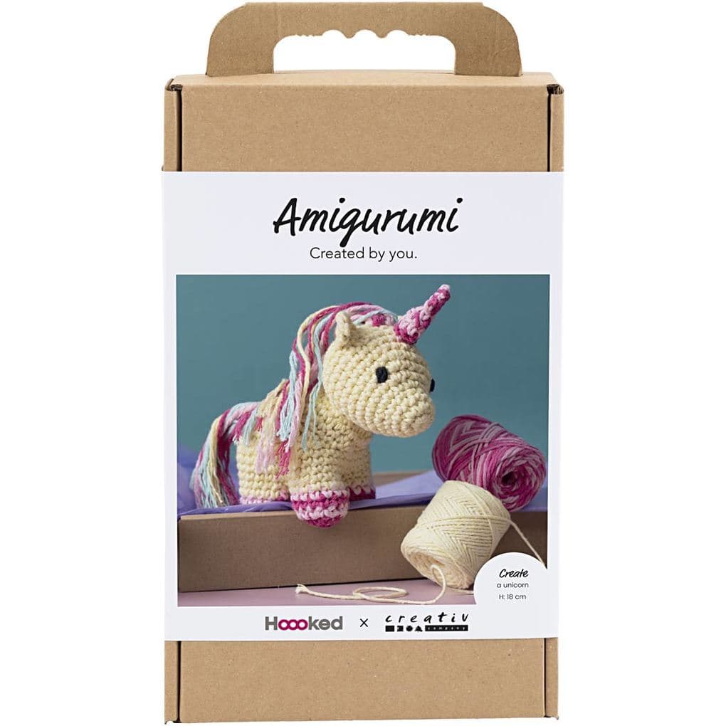 Creativ Company Kreativ Set Amigurumi, Einhorn, Regenbogenfarben