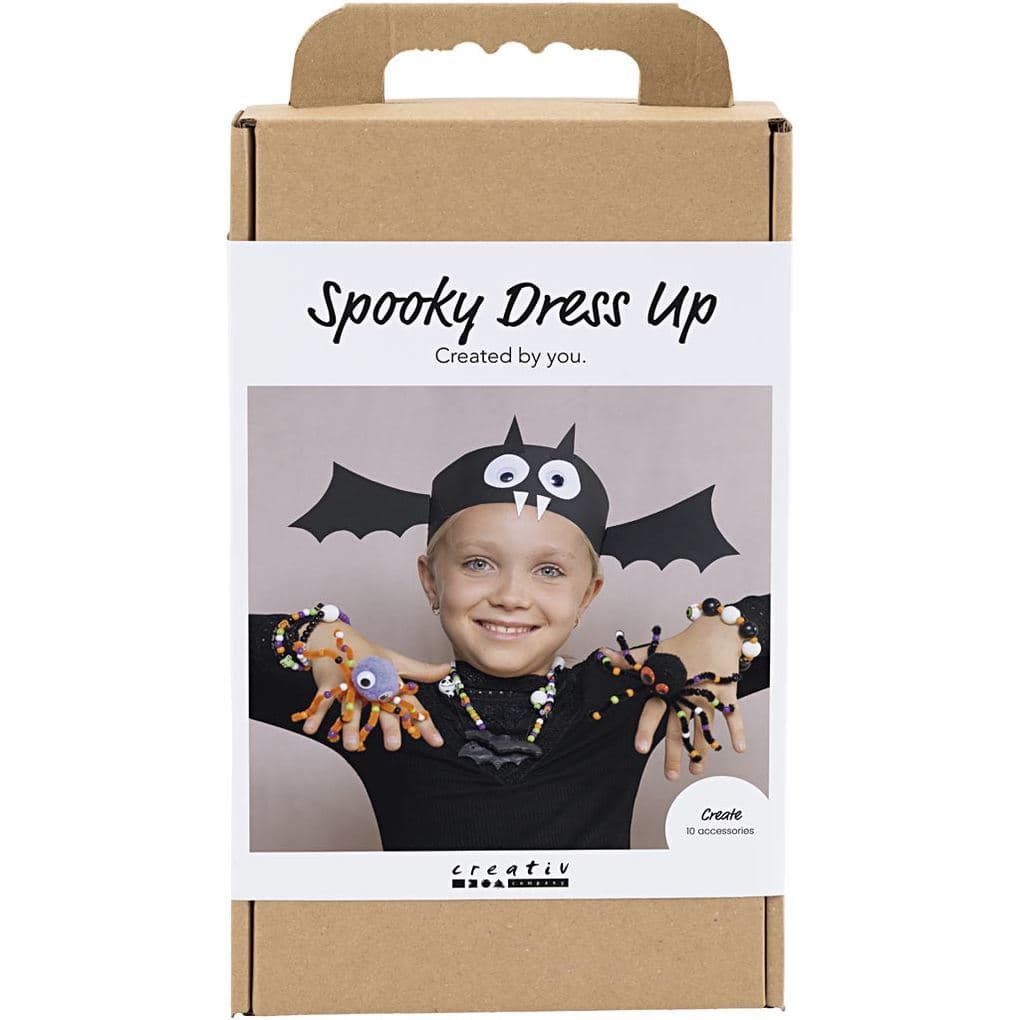 Creativ Company Kreativ Set Gruselige Accessoires, Kostüme und Schmuck, Halloween Farben