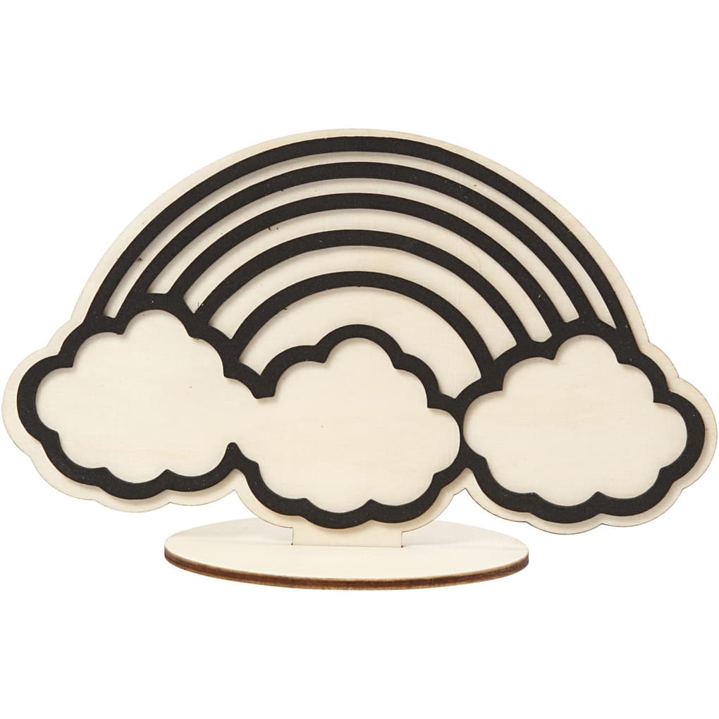 Creativ Company Deko-Figur, Regenbogen, H 10,5 cm, 1 Stk