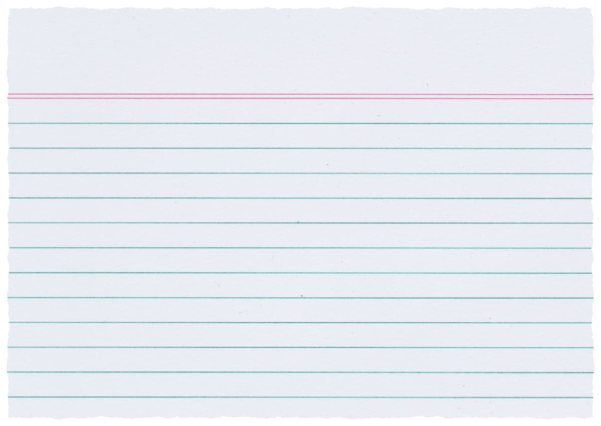 Stylex Karteikarten, DIN A6, liniert, 100 Stück