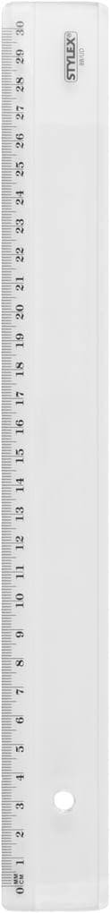 Stylex Lineal, transparent, 30 cm