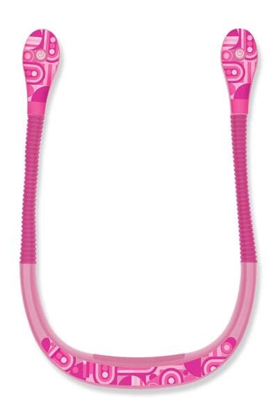 Neklite (Pink) Premium Duo-Leselicht zum Umhängen - wiederaufladbar - mit vielen Einstellungen