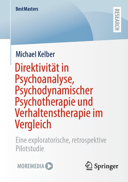 Direktivität in Psychoanalyse, Psychodynamischer Psychotherapie und Verhaltenstherapie im Vergleich