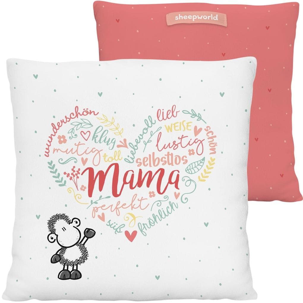 Plüschkissen "Mama Herz