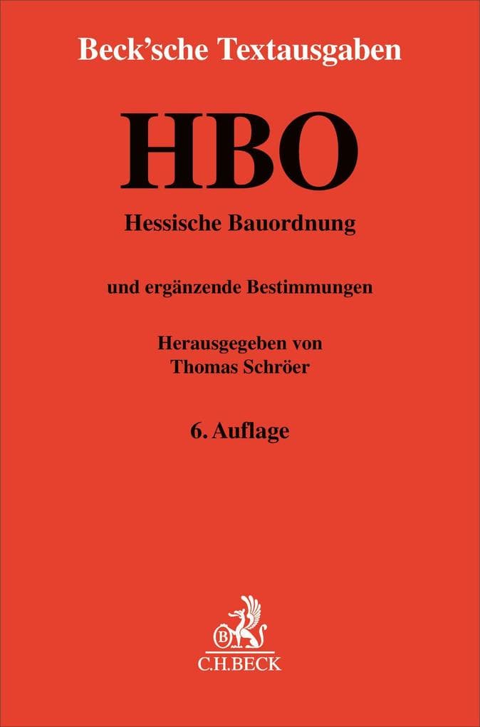 Hessische Bauordnung. HBO