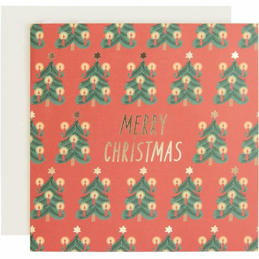 Pop Up Karte Merry Christmas, Rot, 15x15 cm FSC MIX