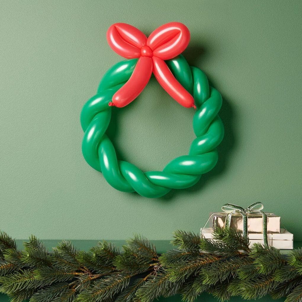 Ballonfigur Kranz, Grün