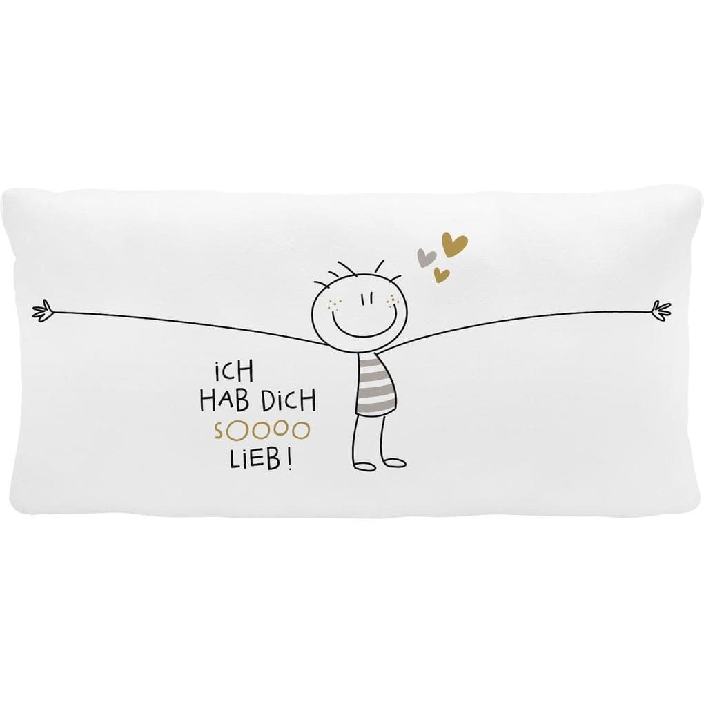 Plüschkissen "Hab dich sooo lieb"