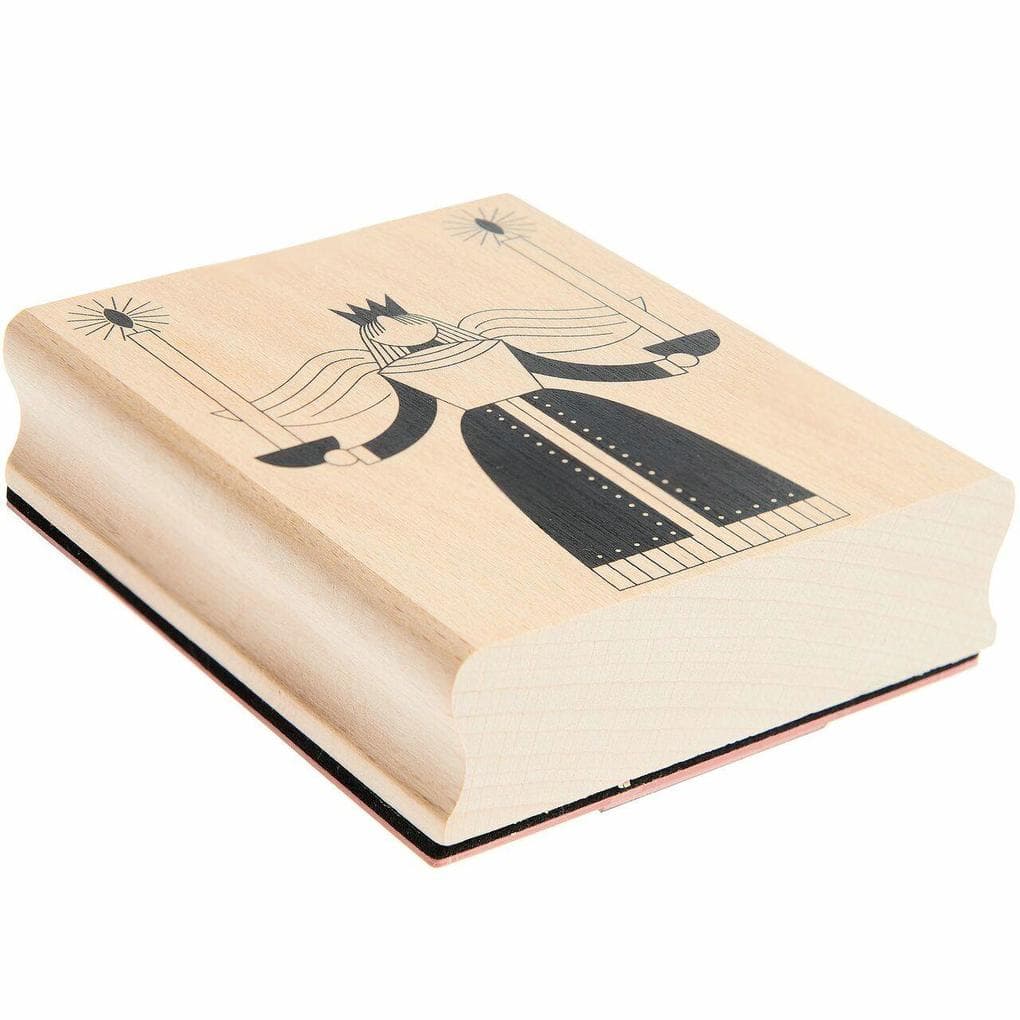 Stempel Engel mit Kerzen FSC 100%